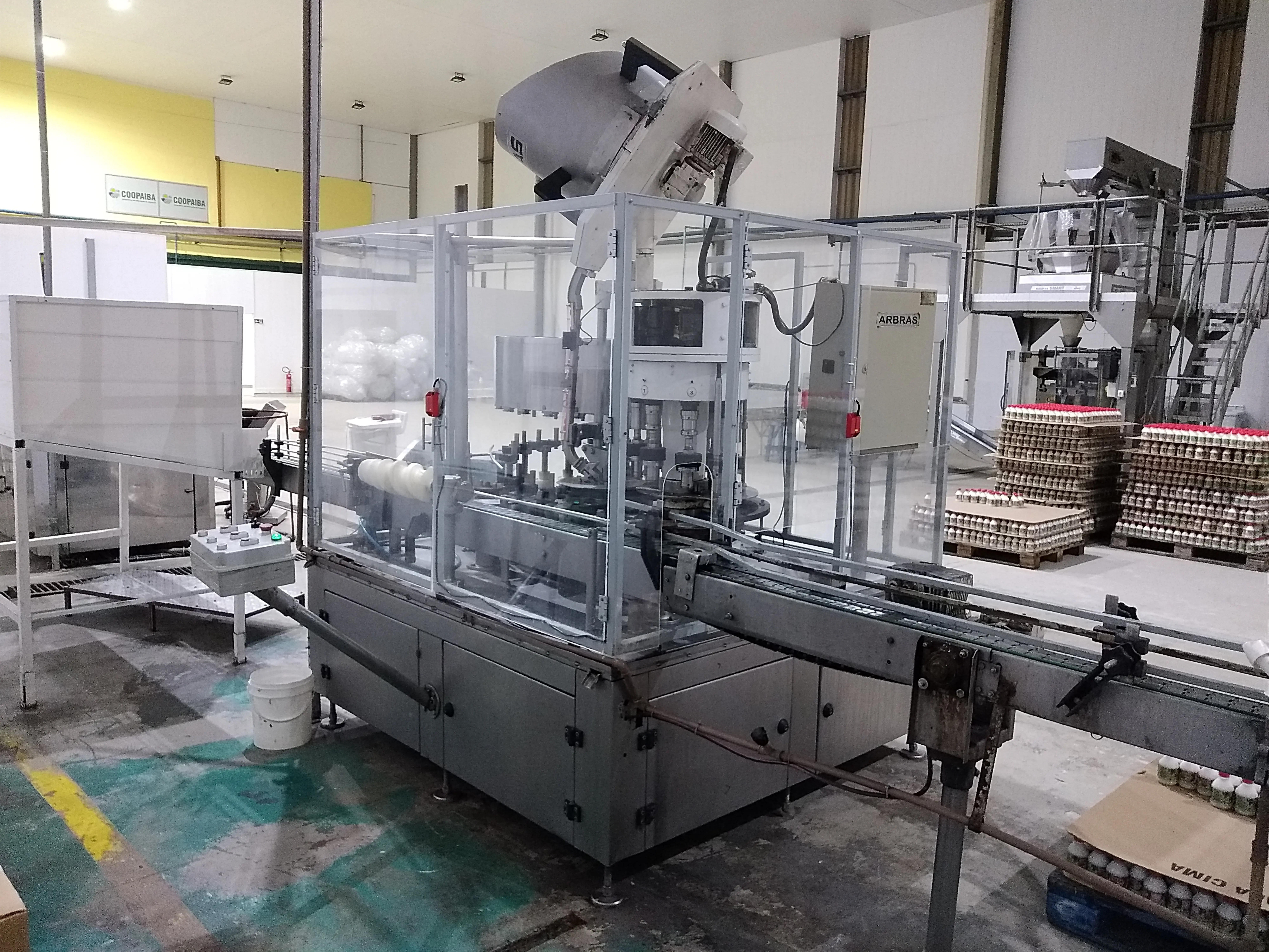Visita técnica a uma linha de envase industrial